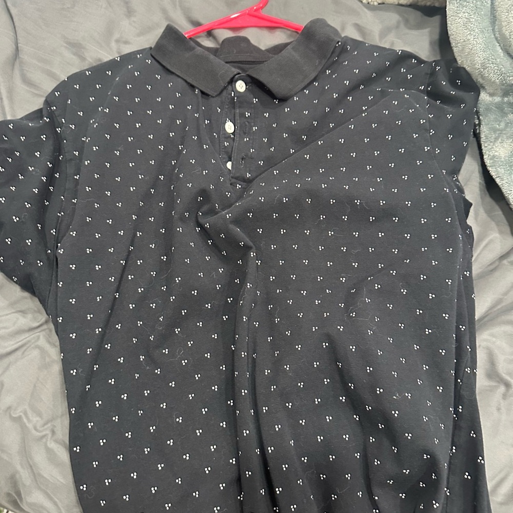 Kenneth Cole Black Polo Shirt